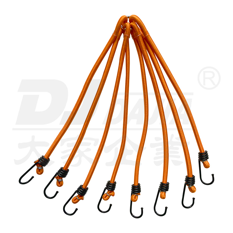 8mm Bungee ledninger for 8 armer Elastiske bagasjestropper med kroker