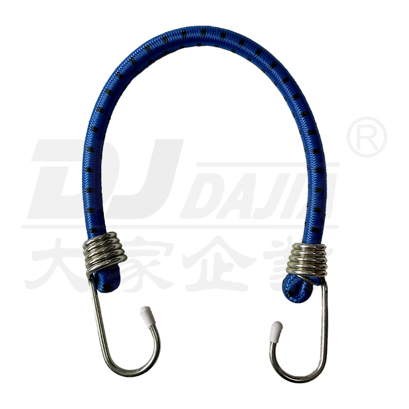 12mm Bungee ledning Sterke stram stropper med sinkbelagt stålkrok
