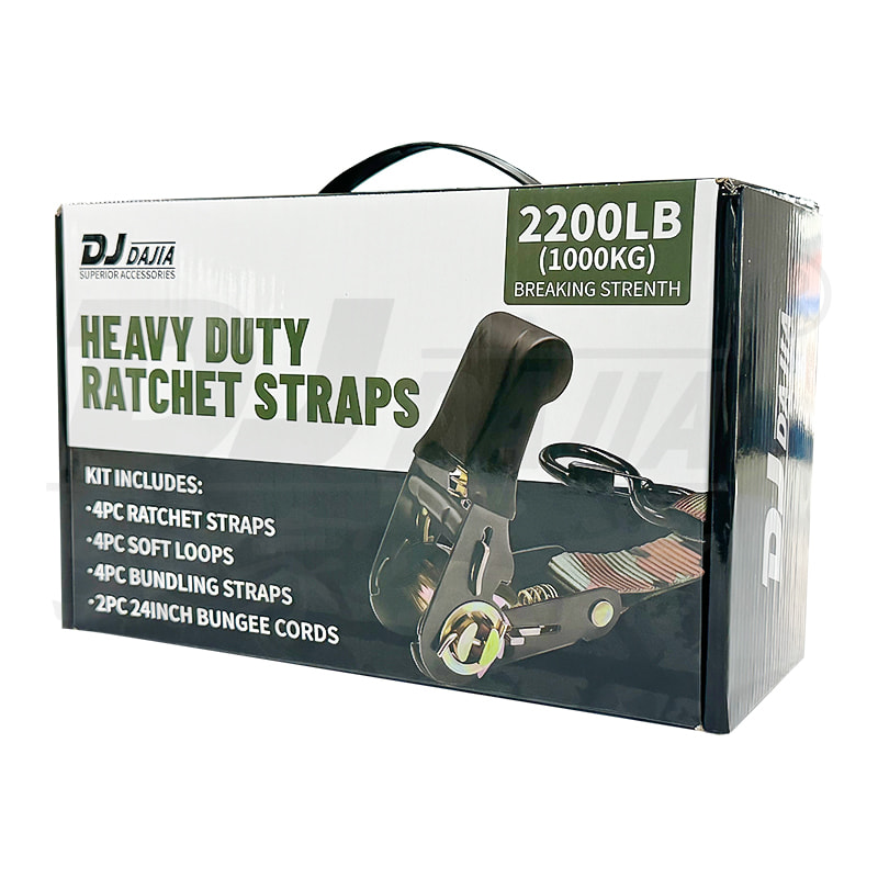1 "(25 mm) lastebil -ratchet binding av stropper med S Hook